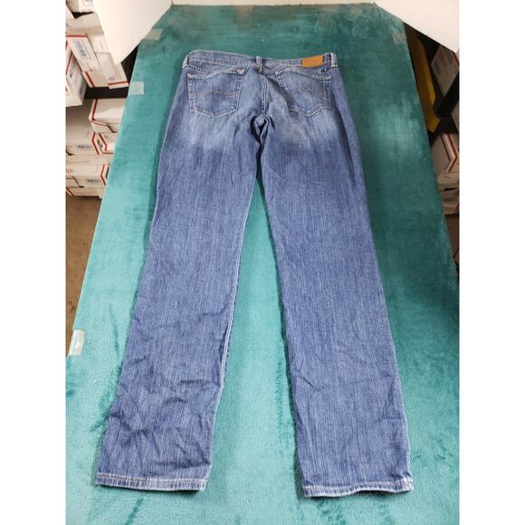 Lucky Brand Jeans Size 8 Womens Blue Stretch Pants Mid Rise Sweet N Straight - Picture 11 of 13